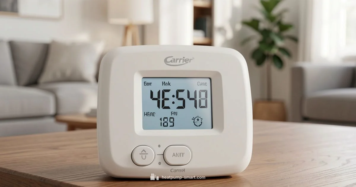 Carrier Thermostat Guide - Heatpump Smart