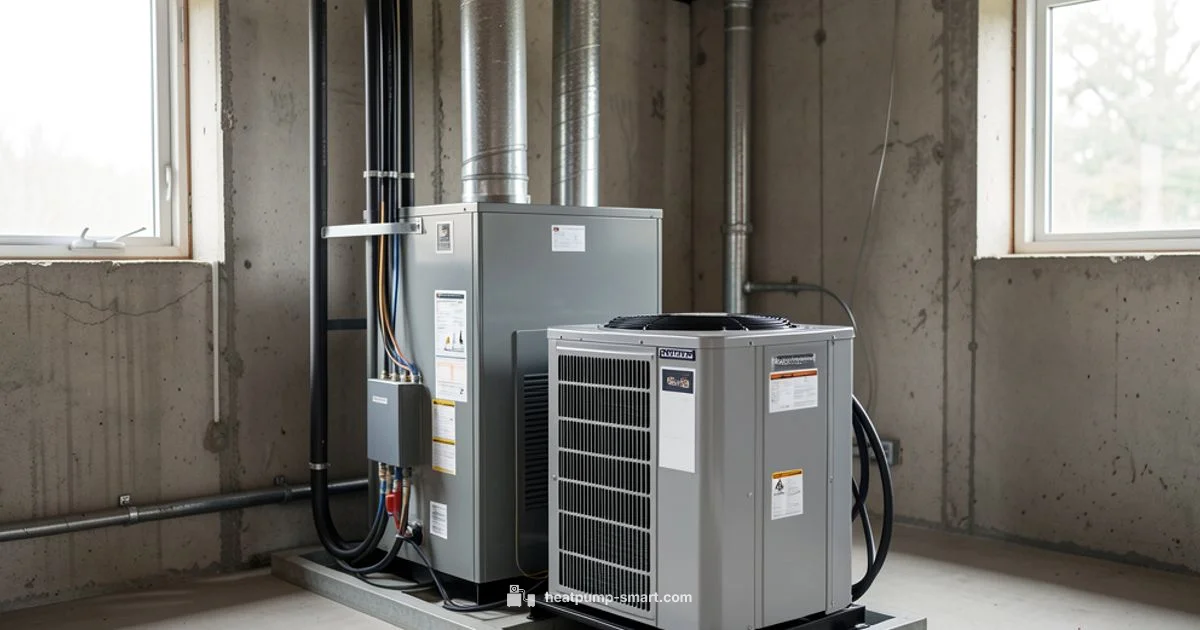 Basement Heat Pump Install - Heatpump Smart